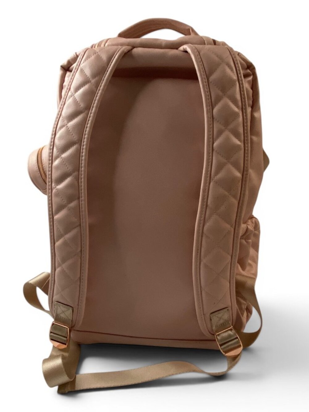 Itzy Ritzy Diaper Bag Backpack Pink Quilted Baby Bag Set - Picture 2 of 16